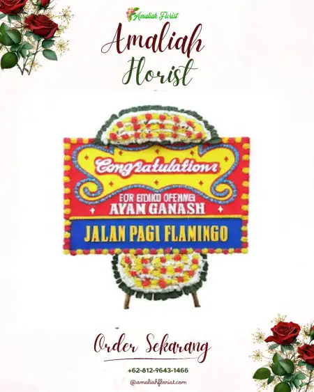 Sewa Papan Bunga Sarudik