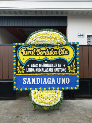 Papan Bunga Duka di Sarudik